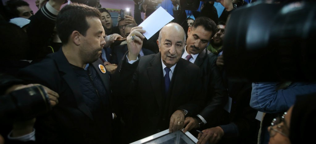 En medio de protestas, Argelia elige a su nuevo presidente