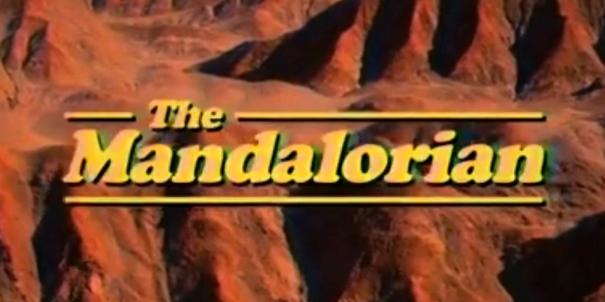La introducción de TV de Sitcom de Mandalorian de 1980 es una delicia