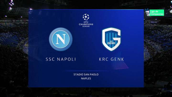 Champions League: Resumen y Goles del Nápoles - Genk