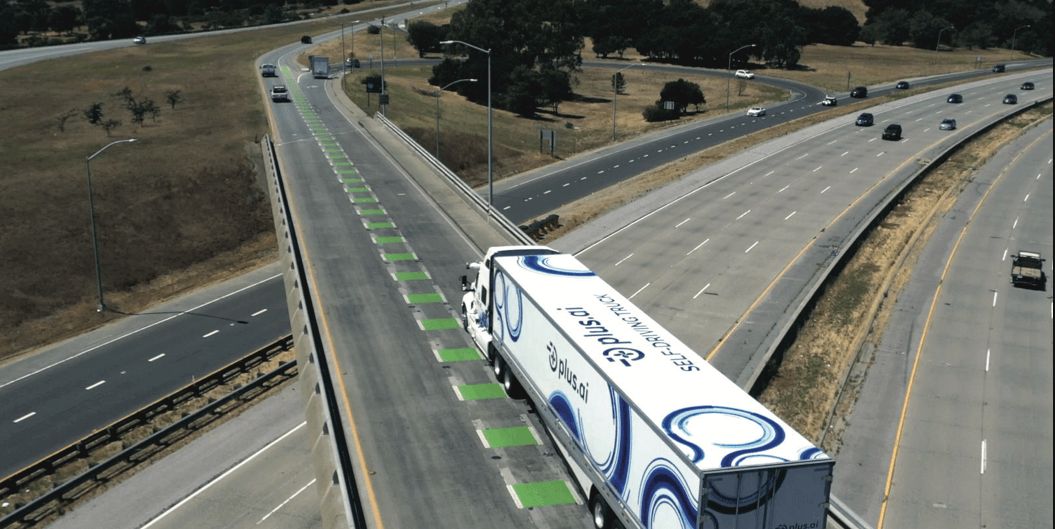Un camión de carga autónomo condujo por todo el país para entregar mantequilla