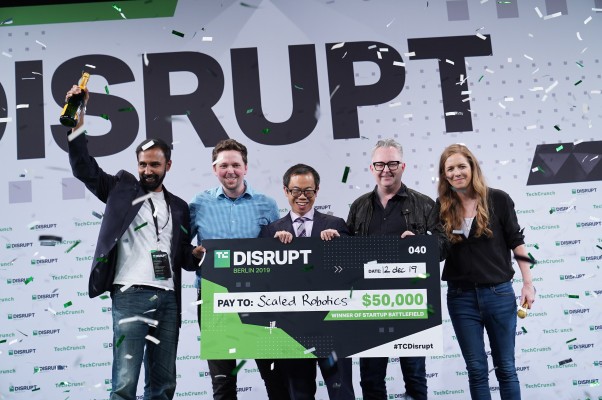 Y el ganador de Startup Battlefield en Disrupt Berlin 2019 es ... Scaled Robotics