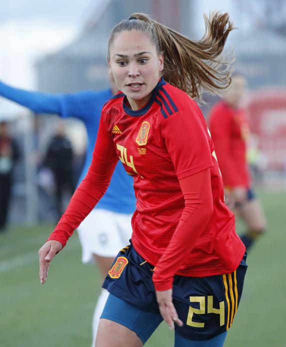 Irene Guerrero, con la selección española