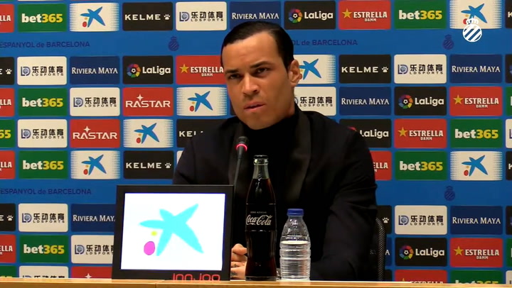 Raúl de Tomás, con ilusión en su presentación como nuevo jugador del Espanyol