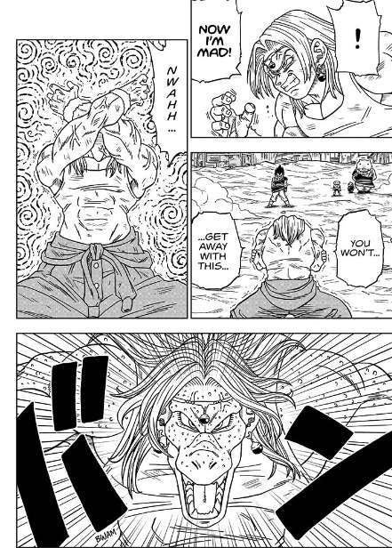 Dragon Ball Super Manga 55 Yuzun Transformation Scene
