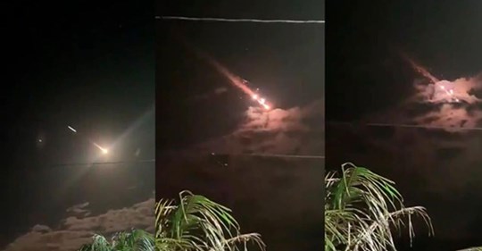 VIDEO: Graban aparición de «bola de fuego» cayendo en el Océano Pacífico