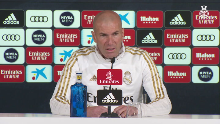 Zidane: “Sé que si pierdo dos partidos seguidos me volverán a criticar”