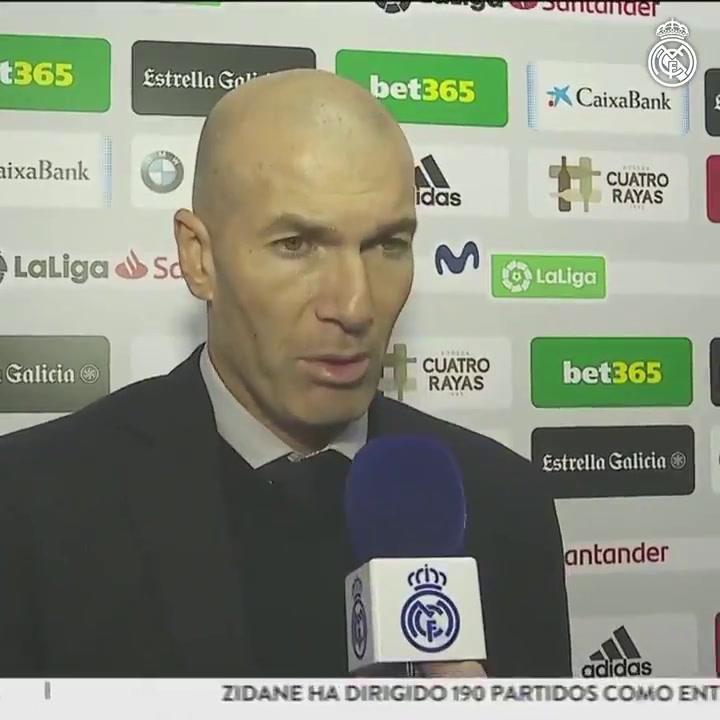 Zidane valora la victoria del Real Madrid ante el Valladolid