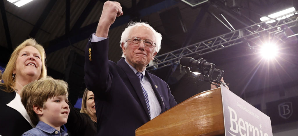 Tras triunfo en New Hampshire, Sanders promete “el principio del fin” de Trump