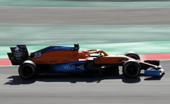 Carlos Sainz, en los test de F1 2020