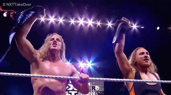 NXT-TakeOver-Broserweights-Matt-Riddle-Pete-Dunne-Tag-Team-Champions