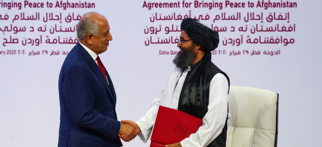 EU firma acuerdo histórico con talibanes para retirada de tropas en Doha