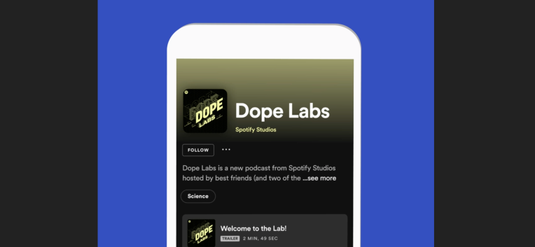 Spotify imita el diseño de Apple con nuevas actualizaciones de la página de podcast