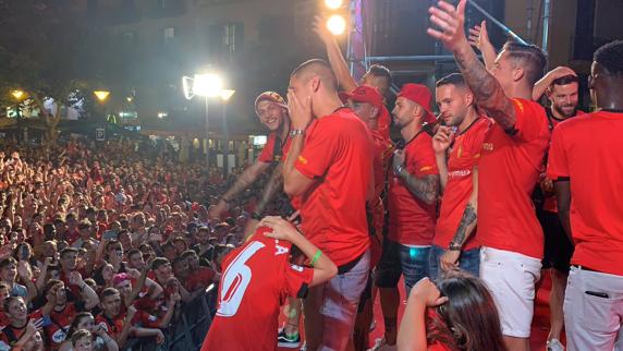 Así fue la celebración del ascenso del RCD Mallorca