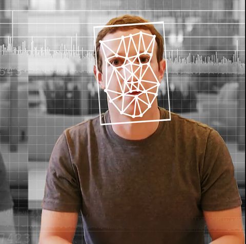 Una comparación de un video original y falso del CEO de Facebook Mark Zuckerberg