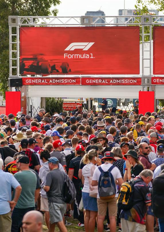 Los fans de la F1 terminaron en los accesos reclamando el dinero de sus entradas