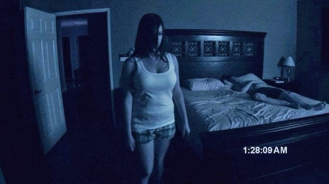 actividad paranormal visión nocturna
