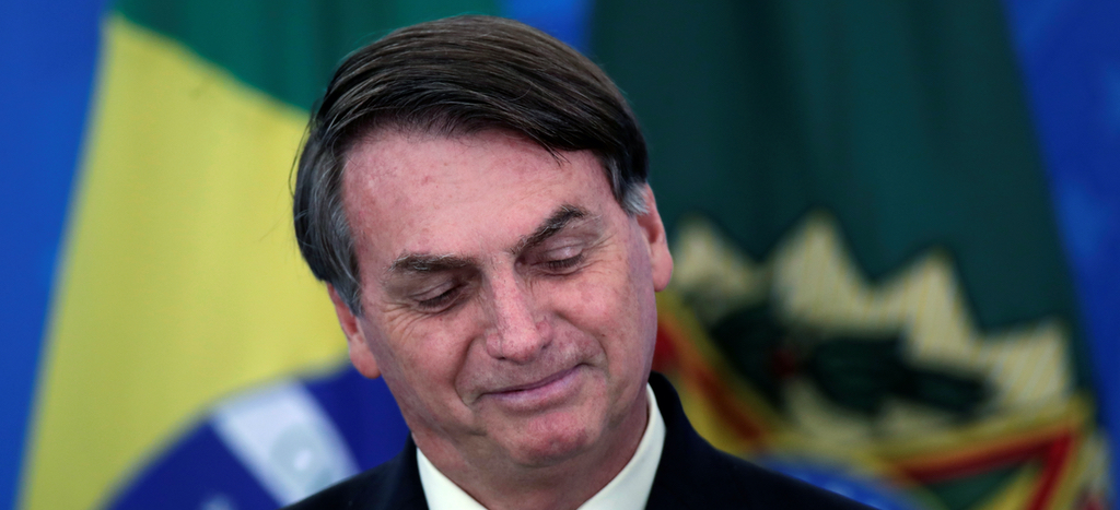 Brasil no puede parar: Bolsonaro durante su visita a un mercado