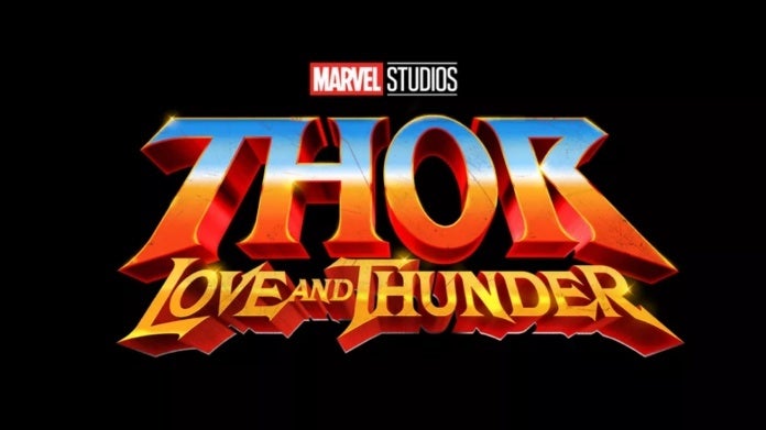 Logotipo de Marvel Studios Thor Love and Thunder