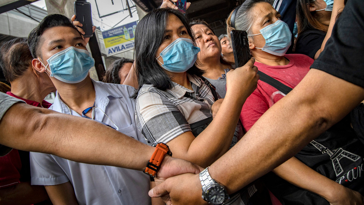 Cierran la ciudad de Manila ante el coronavirus