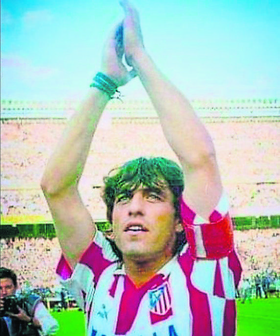 Paulo Futre, en su etapa de jugador del Atlético de Madrid.