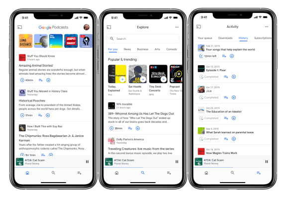 Google Podcasts finalmente está disponible en iOS