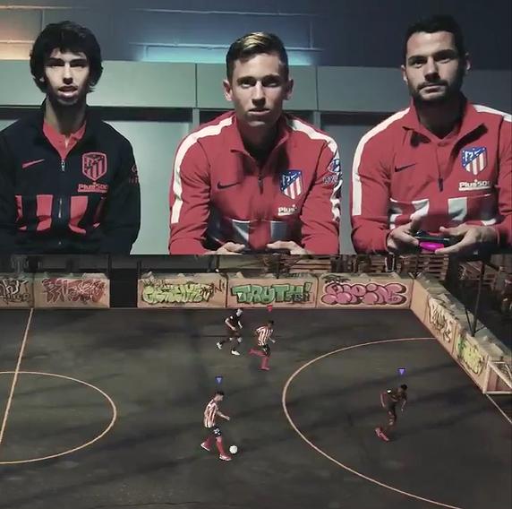 Los jugadores del Atlético de Madrid disputaron un torneo de FIFA.