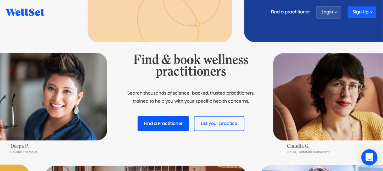 WellSet está haciendo un lanzamiento limitado en Los Ángeles de su plataforma de reserva de medicina alternativa