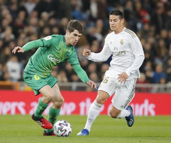 Encuentro de cuartos de final de la Copa del Rey entre los equipos Real Madrid - Real Sociedad en el Estadio Santiago Bernabéu