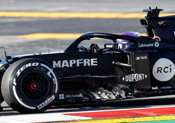 Ricciardo, en el pasado test en Barcelona