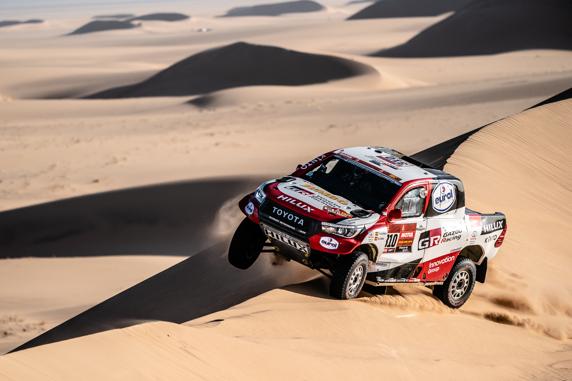 Fernando Alonso, en el Dakar 2020 con el Toyota Gazoo Racing