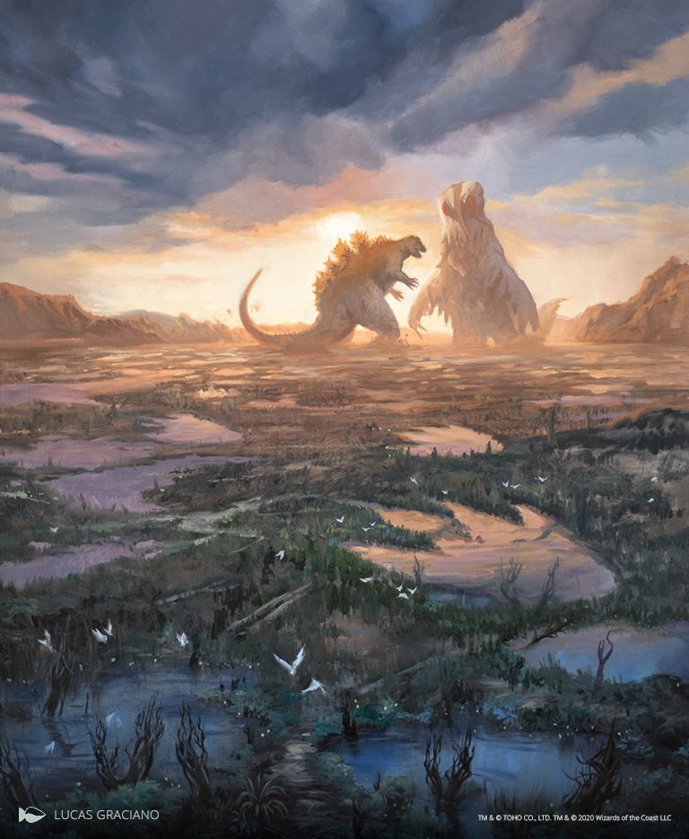 Magic the Gathering Godzilla Swamp