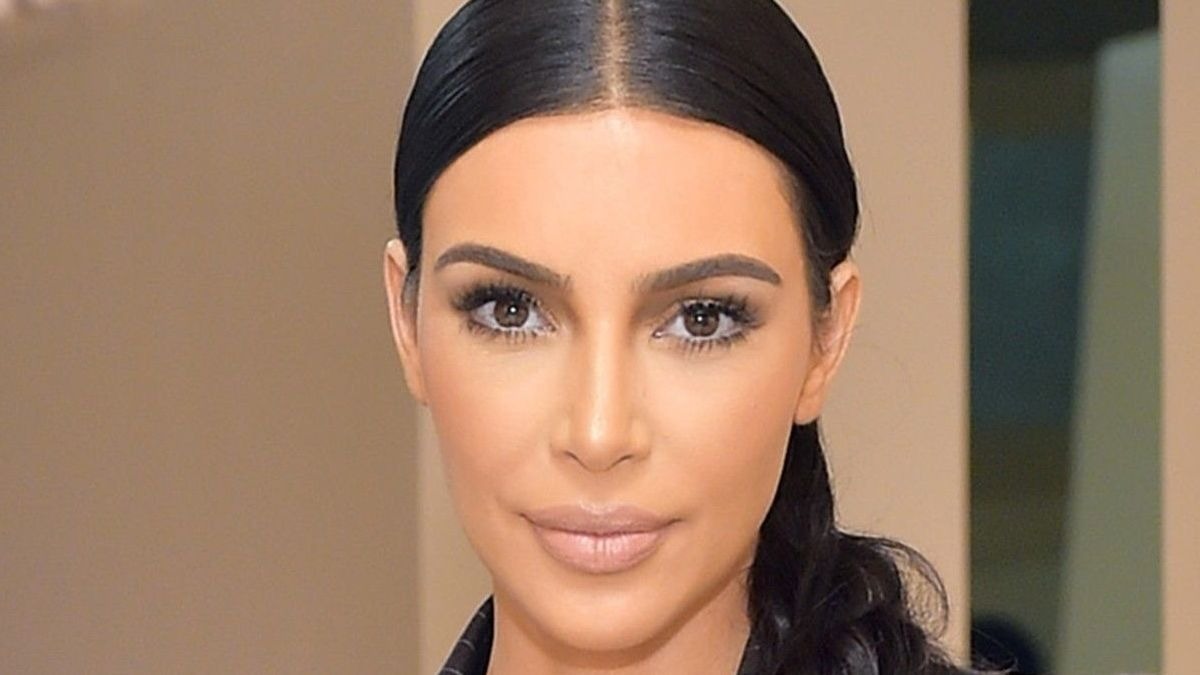 Así es el maquillaje de Kim Kardashian durante el confinamiento