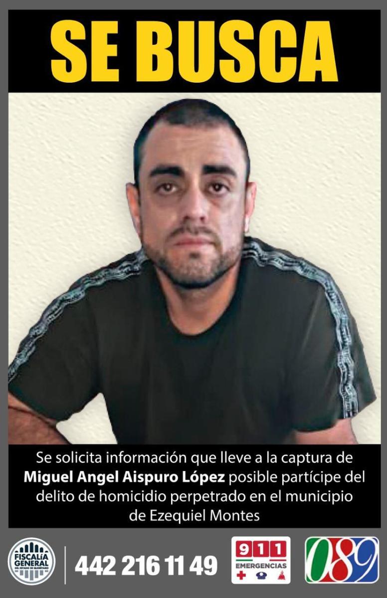 Identificado asesino de dos hombres en Ezequiel  Montes, lo busca la policía