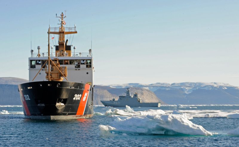 Una patrulla militar en el Ártico
