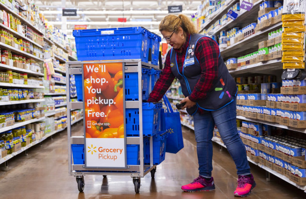 La aplicación Walmart Grocery ve descargas de registros en medio de COVID-19, supera a Amazon en un 20%