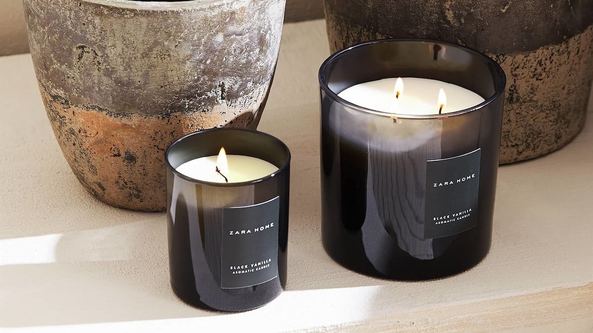 Zara lanza una colección de velas aromáticas para disfrutar en casa