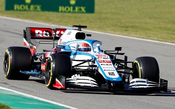 Test de Fórmula 1 en el Circuit de Barcelona-Catalunya: Russell piloto de Williams.