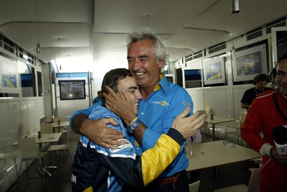 Briatore, junto a Alonso en su pasado conjunto en Renault