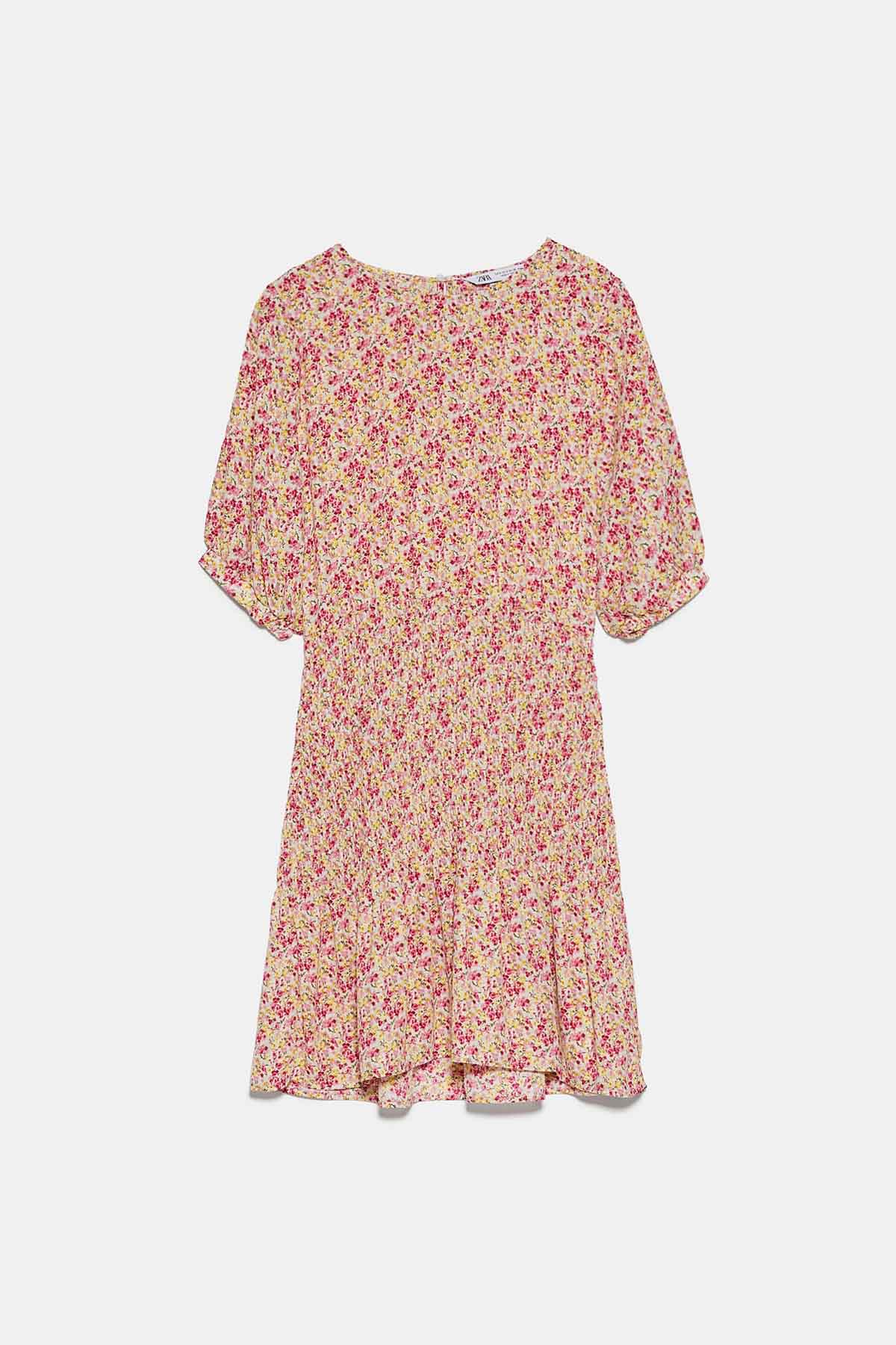 Vestido corto estampado flores de Zara / Zara