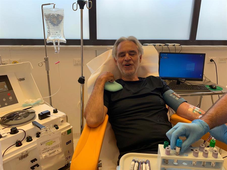 Andrea Bocelli ocultó que tuvo el coronavirus y ahora hace loable acción