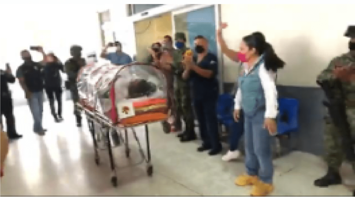  Dan de alta en el Hospital General de Querétaro a uno de los 6 militares con COVID-19