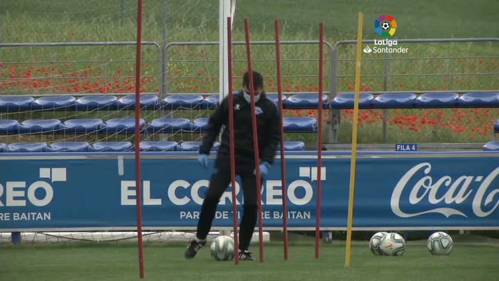 El Alavés sigue con los entrenamientos