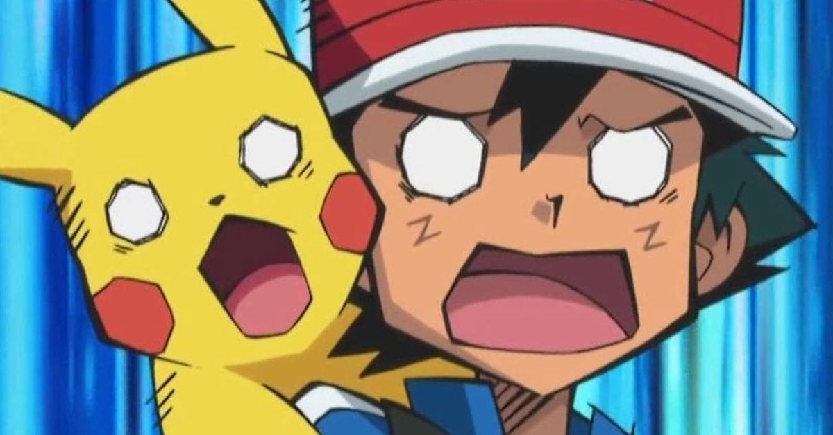 Pokemon Ash Pikachu Shocked