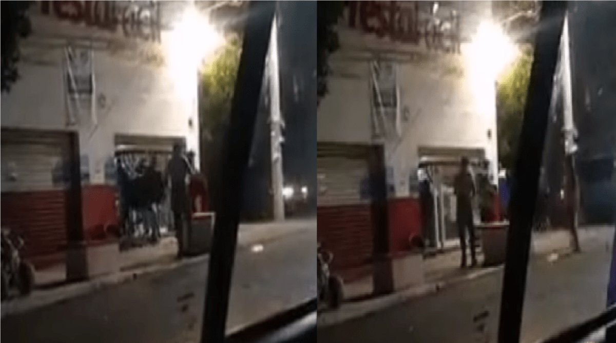 VIDEO: Difunden video del momento exacto en que sujetos saquean casa de empeño, en Querétaro