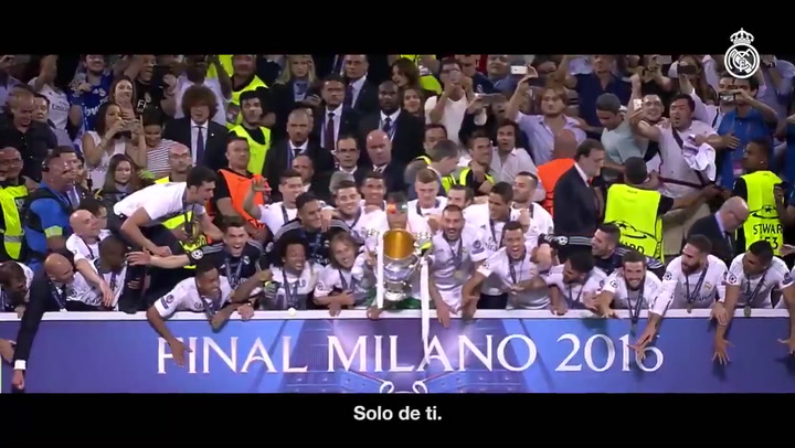 El Real Madrid celebra los cuatro años de la Undécima