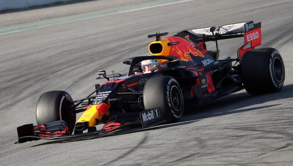 Verstappen, en los pasados test de Barcelona de 2020