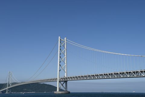 puente colgante akashi kaikyo el puente colgante más largo del mundo
