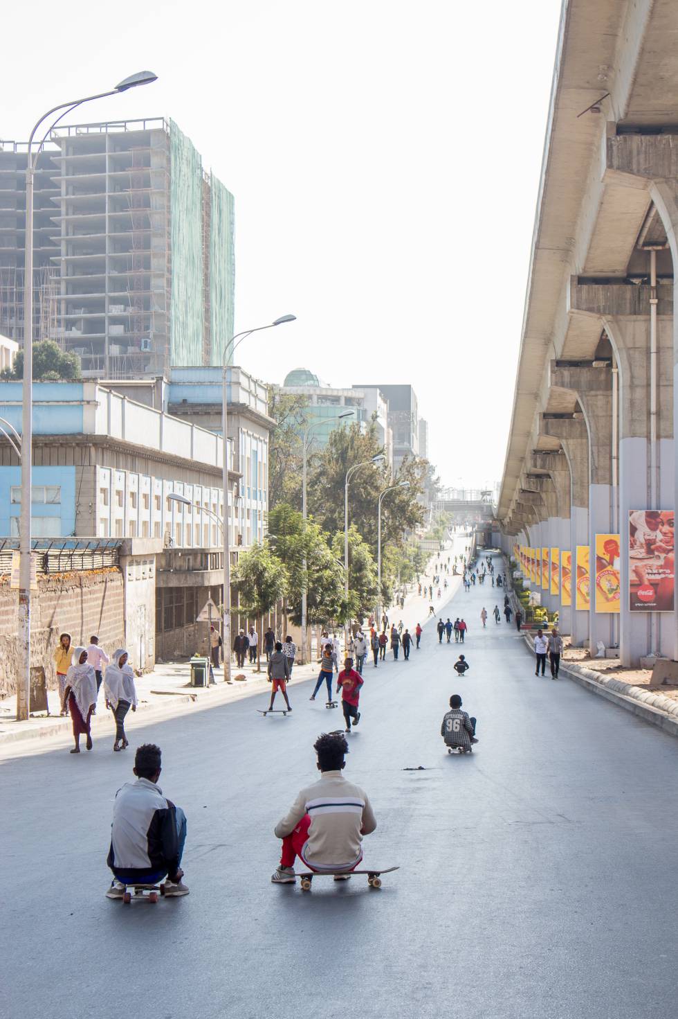 Open Streets en Adís Abeba.