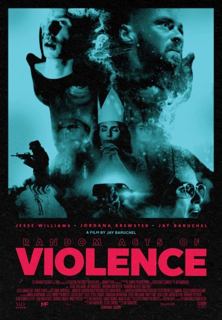 actos de violencia al azar póster jay baruchel película de terror