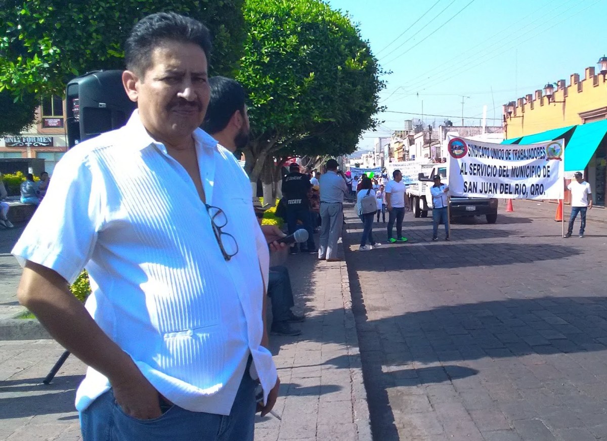 Gregorio López; líder sindical exige 3.2 mdp para organizar fiesta a sindicalizados del gobierno de San Juan del Río